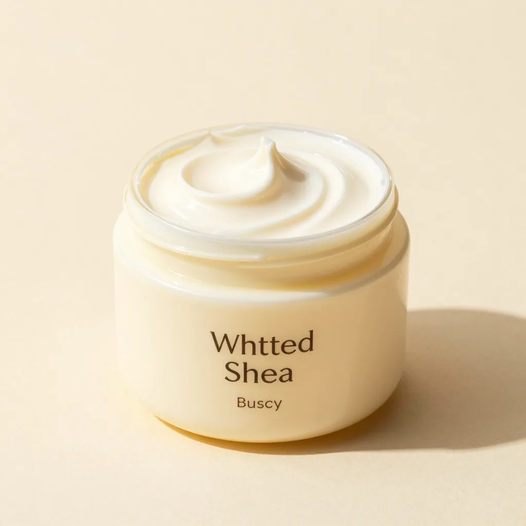 A jar of shea hair butter