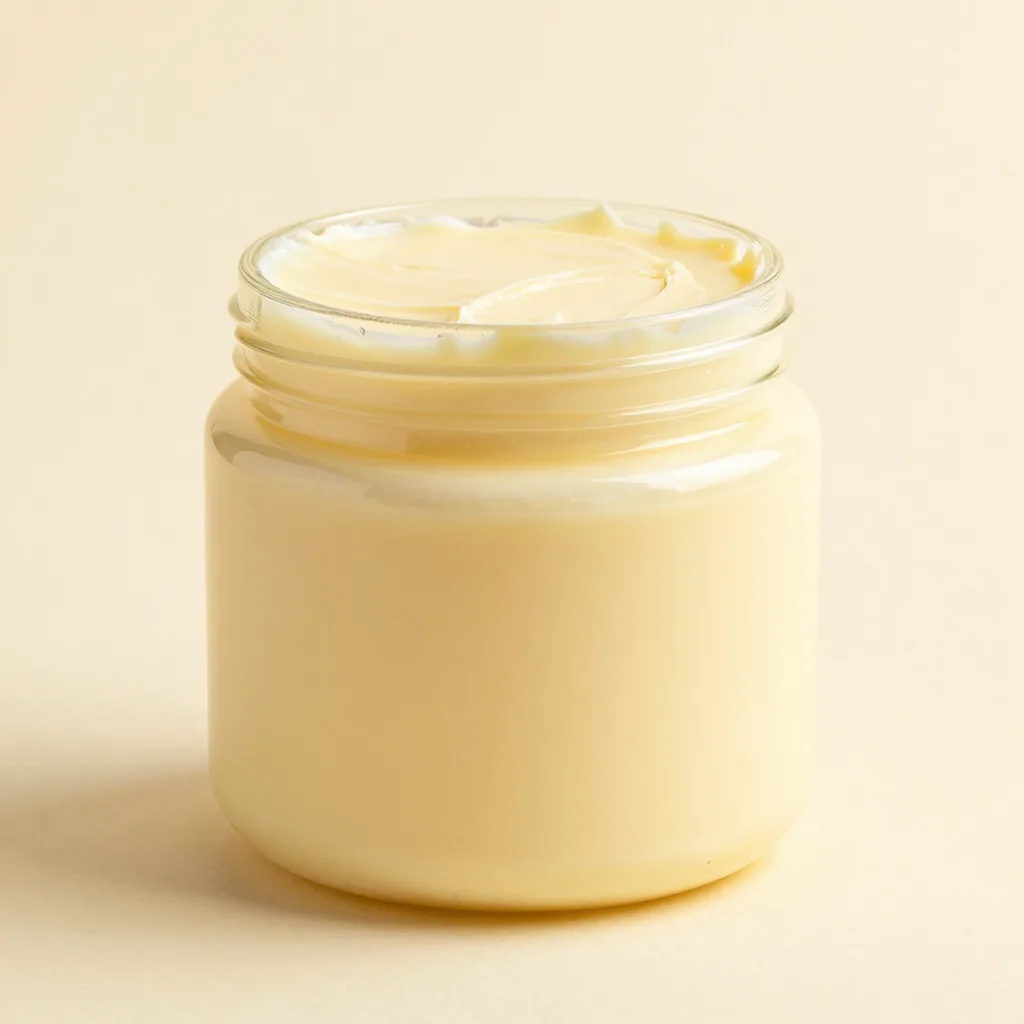 A jar of shea butter for cooking